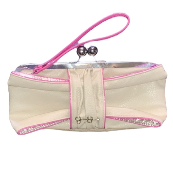 Jessica Simpson Bow Wristlet Clutch - Picture 1 of 6
